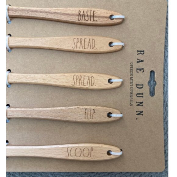 Rae Dunn 5 Piece Mini Utensil Set in Pastel Pink nwt - Picture 3 of 3